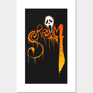 scream VI  (Scream 6) scary horror movie graphic design by ironpalette Posters and Art